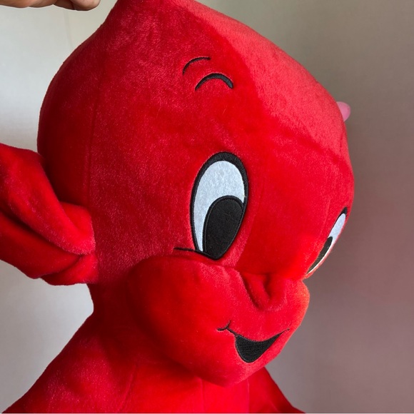 NEW Large Hot Stuff Red Devil Plush Toy 15 inches. NWT Soft - Picture 3 of 11